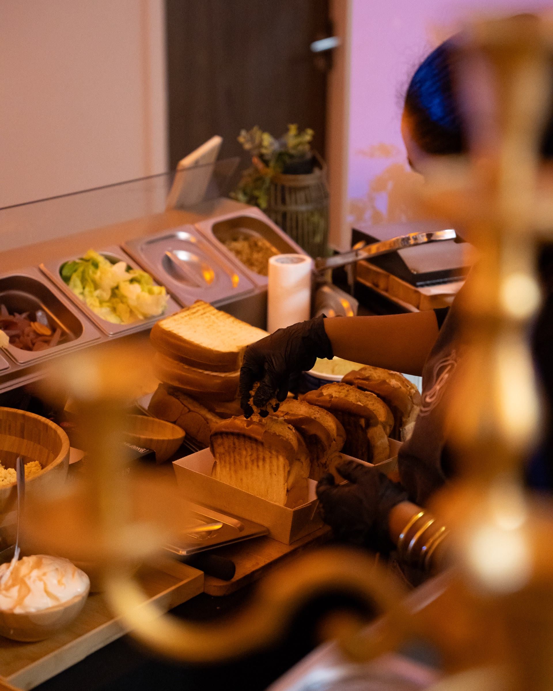 Le buffet de la soirée